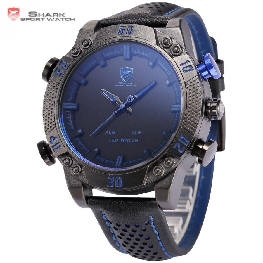 Kitefin Shark Type A Sport Watch Black/Blue